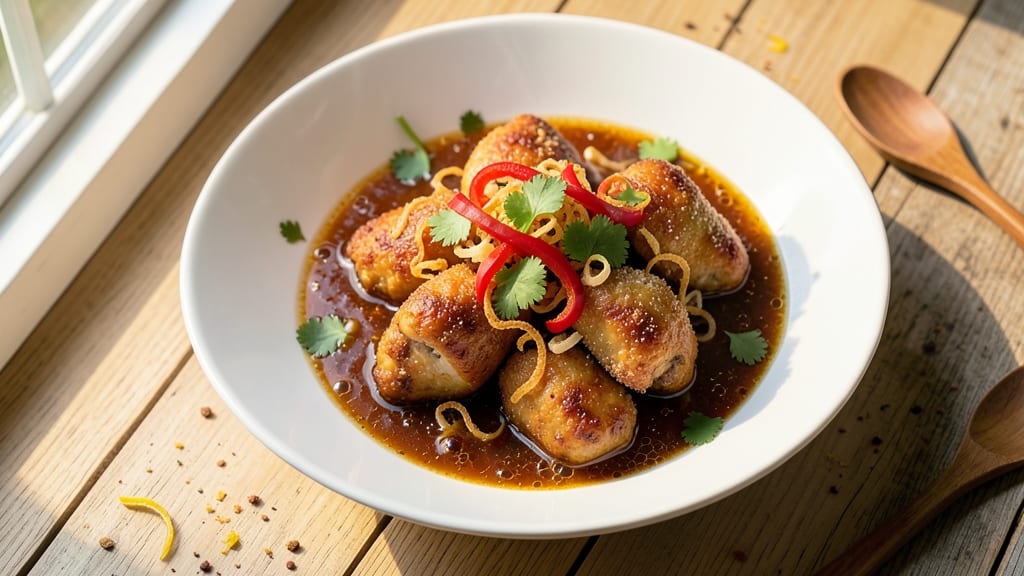 Basic Sweet and Sour Chicken Recipe: Glossy Pineapple Sauce That Sticks to Every Bite