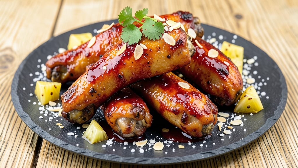 Baked Hawaiian Chicken Wings Recipe: Pineapple-Glazed Crunch With Foil-Sealed Tenderness