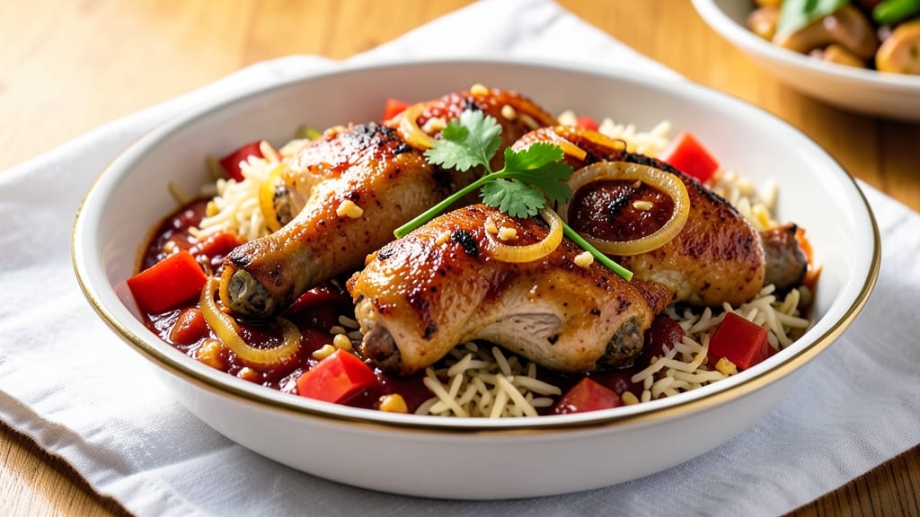 Afghani Chicken And Rice Recipe: Fragrant Cumin-Kissed One-Pot Harmony