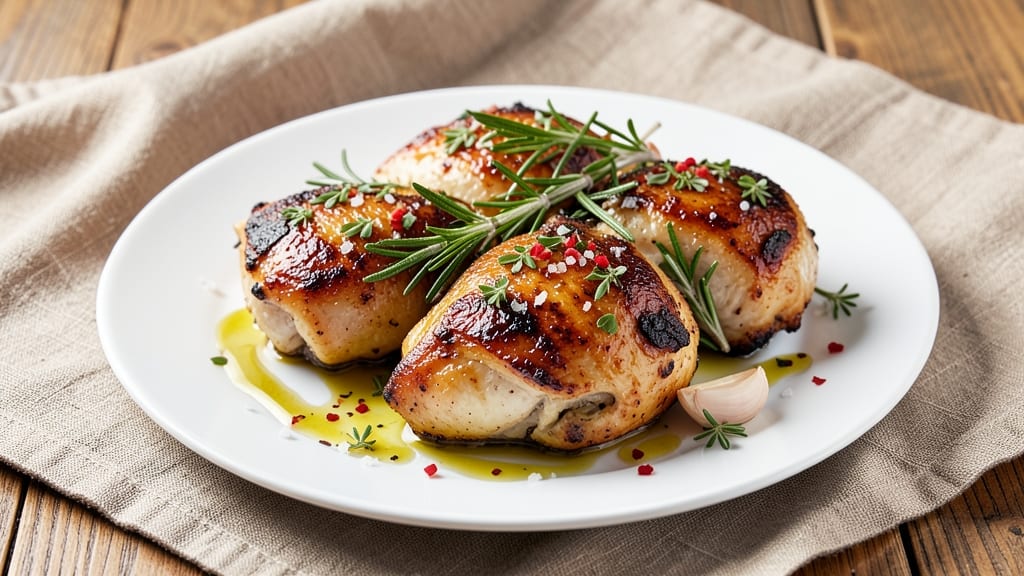 Baked Garlic Herb Chicken Recipe: Foolproof Crispy Skin and Juicy Centers