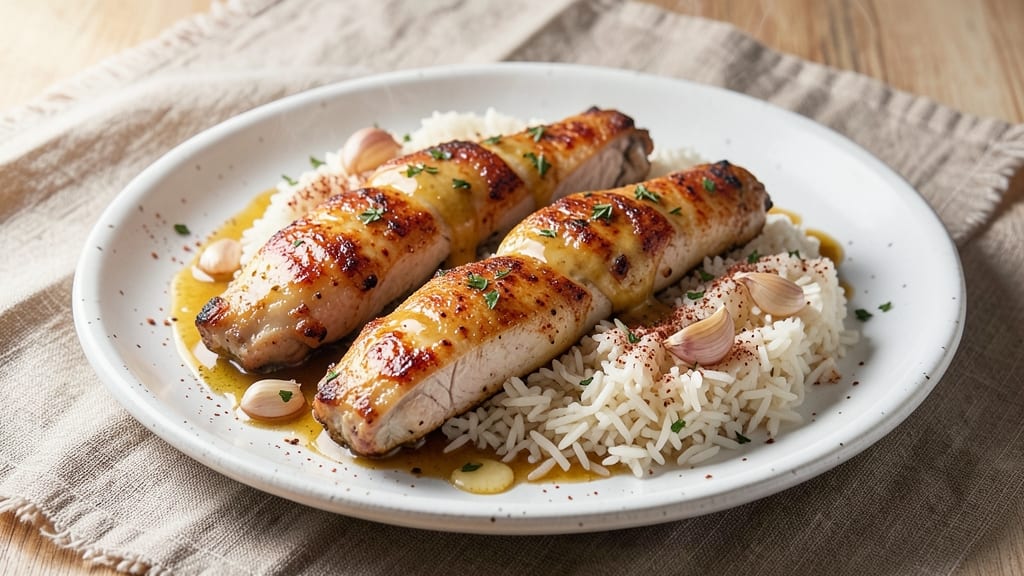 Amazing Forgotten Chicken With Rice Recipe: Smoky Garlic-Basted One-Pot Wonder