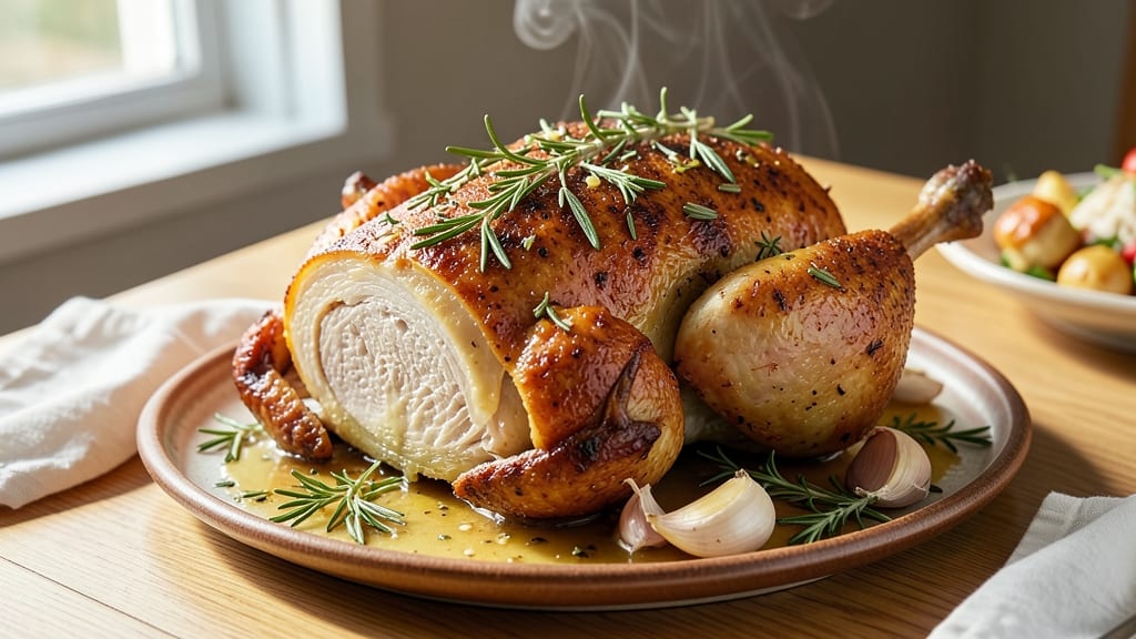 American Roasted Chicken Recipe: Herb-Crusted Juiciness With Foil-Sealed Perfection