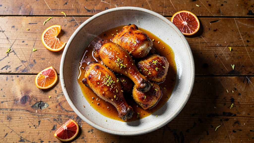 Baked Orange Chicken Drumsticks Recipe: Crispy Crust With Zesty Citrus Glow