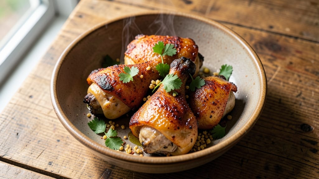 Air Fry Chicken Leg Quarters Recipe: Juicy Centers With Golden Crisp Skin