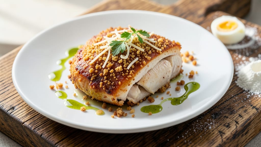 Baked Chicken Francese Recipe: Crispy Parmesan Crust with Lemon-Herb Magic