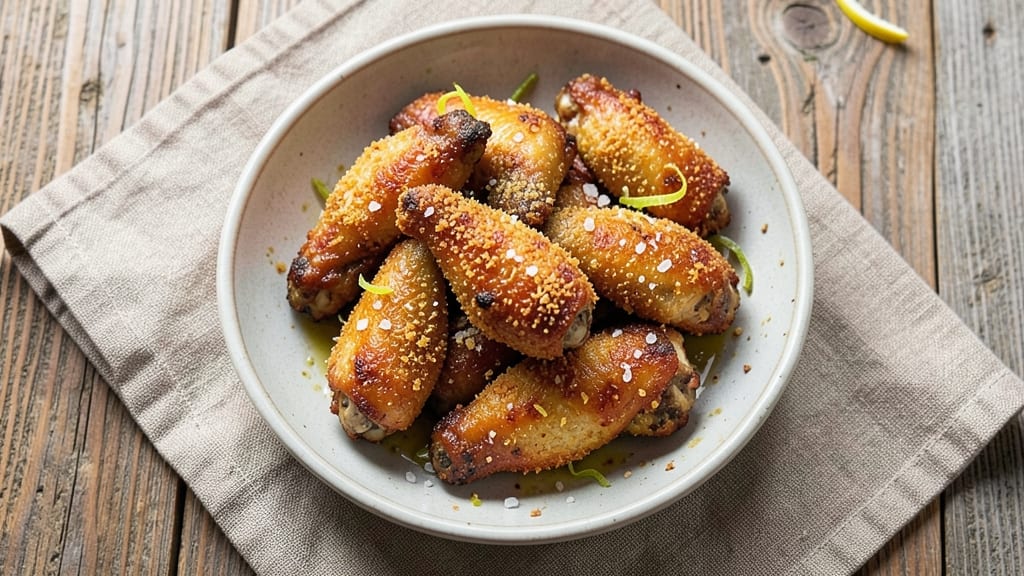 Baked Full Chicken Wings Recipe: Foil-Sealed Juiciness With Crispy Parmesan Crust
