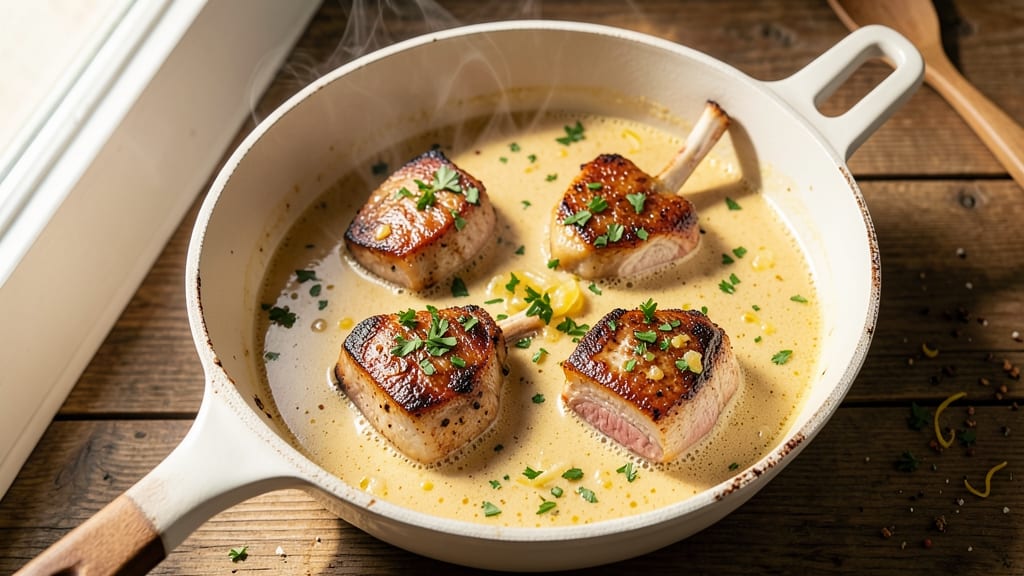 Baked Pork Chops Recipe with Cream of Chicken Soup: Dumpling-Stuffed Comfort in One Pan