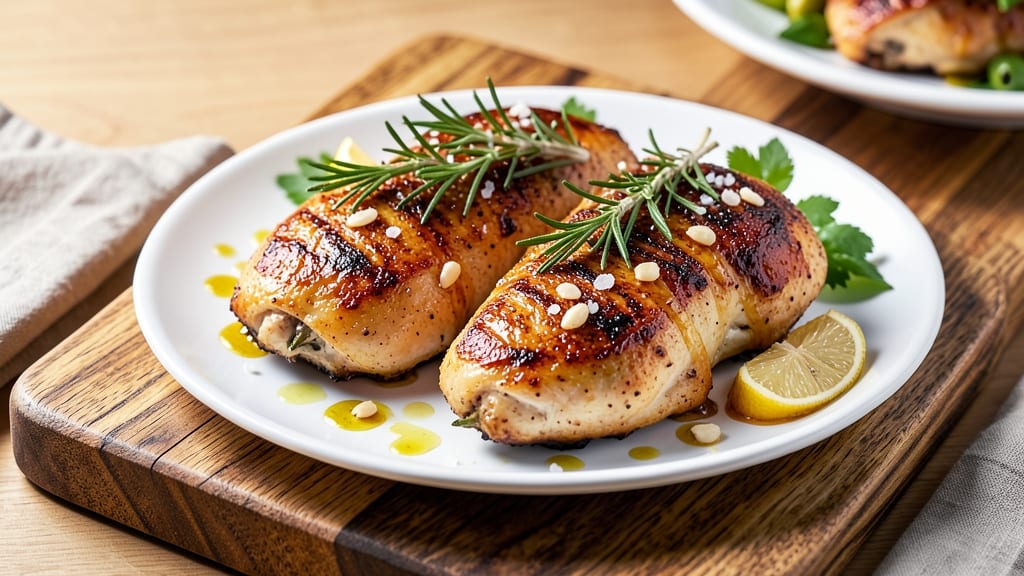 Baked Lemon Rosemary Chicken Recipe: Fragrant Herb Crust With Juicy Centers
