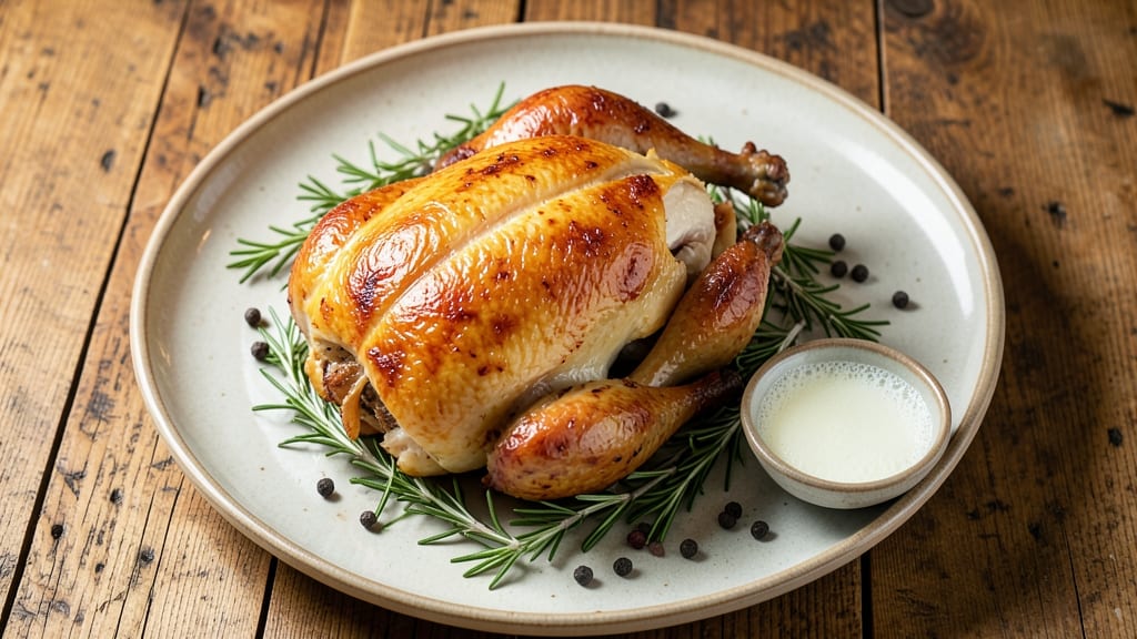 Angela Hartnett's Roast Chicken Recipe: Buttermilk Brine Magic for Golden Crisp