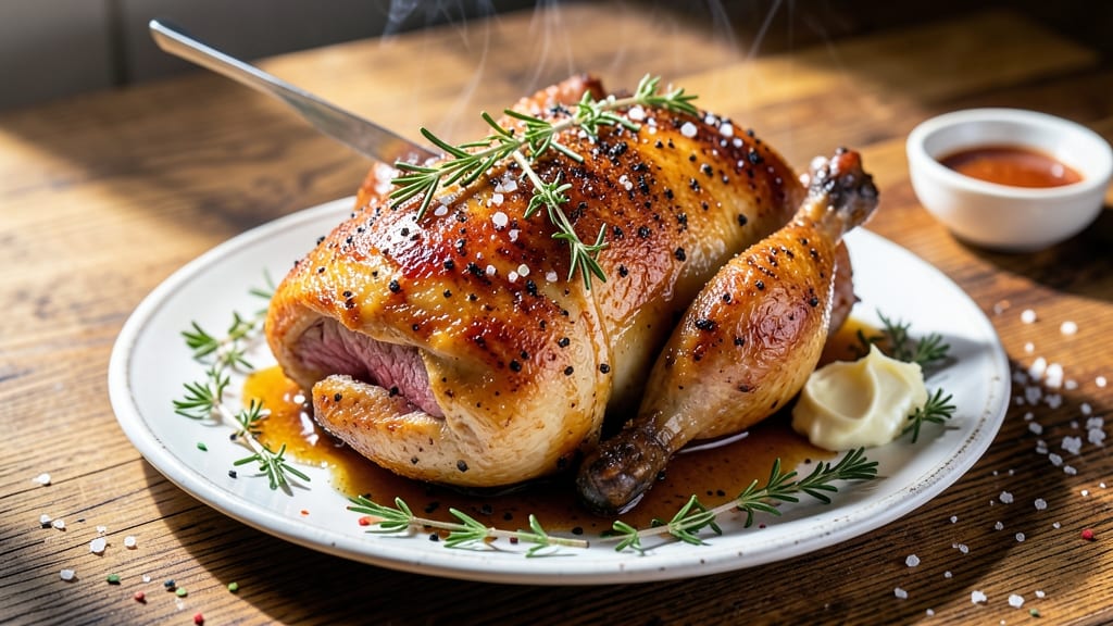 Alton Brown's Whole Roast Chicken Recipe: Foil-Sealed Juice Lock for Golden Crust