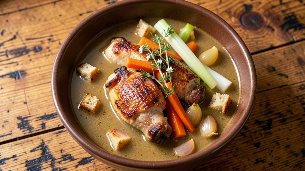 Barefoot Contessa Chicken Soup Recipe: Herbed Dumplings That Thicken Broth Naturally
