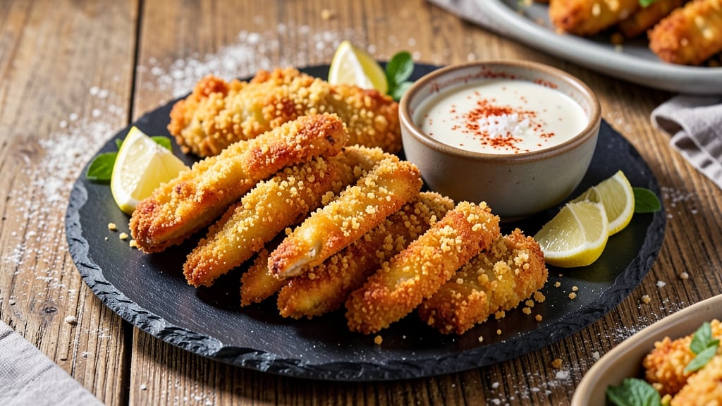 Baked Fried Chicken Strips Recipe: Crispy Double-Layered Crunch with Juicy Centers
