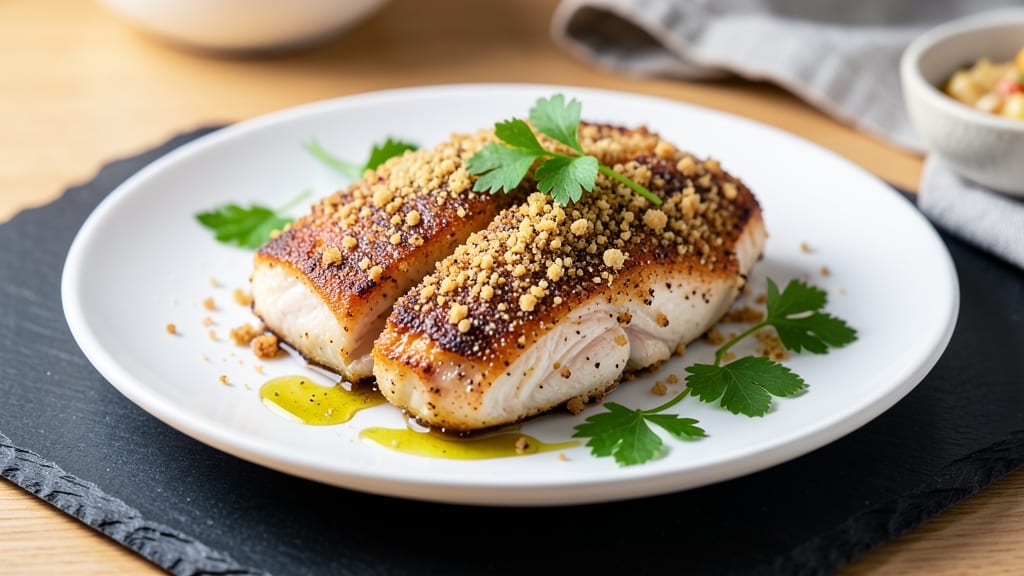 Baked Chicken Breast With Bread Crumbs Recipe: Triple-Layered Crunch Without Deep Frying