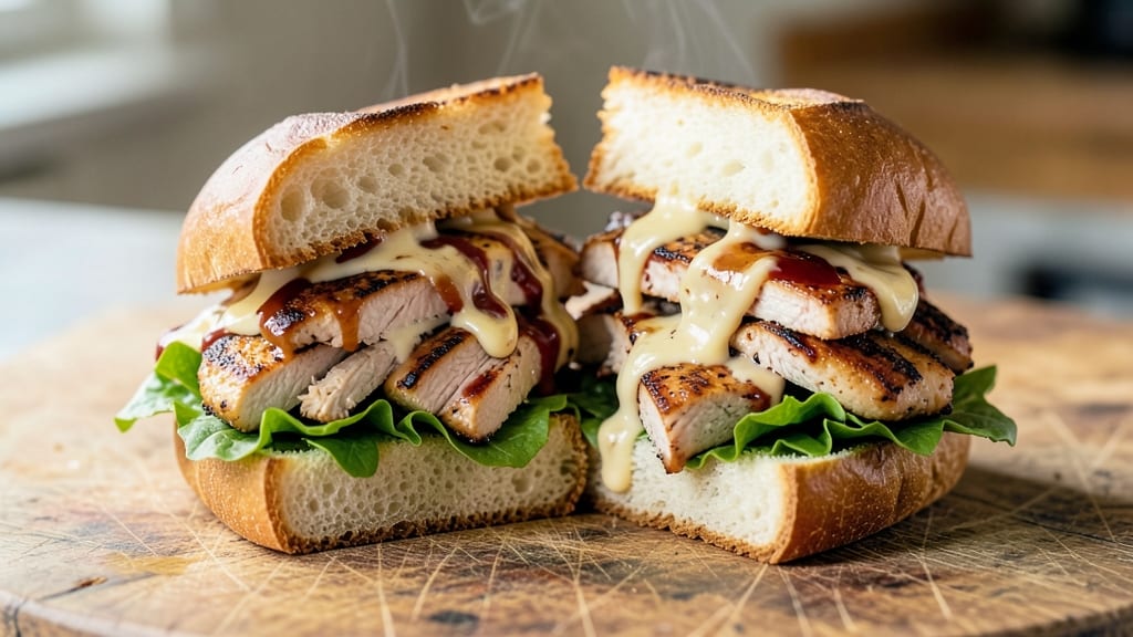 Barbecue Chicken Salad Sandwich Recipe: Smoky Crunch Meets Cool Creaminess