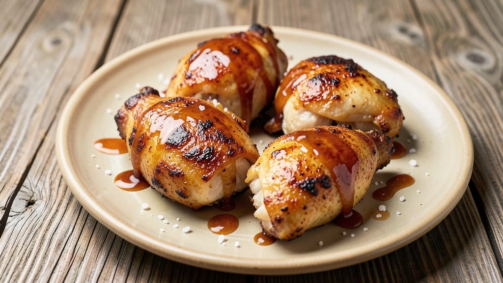 Baked Chicken Thighs and Drumsticks Recipe: Honey-Glazed Crispy Skin, Juicy Heat