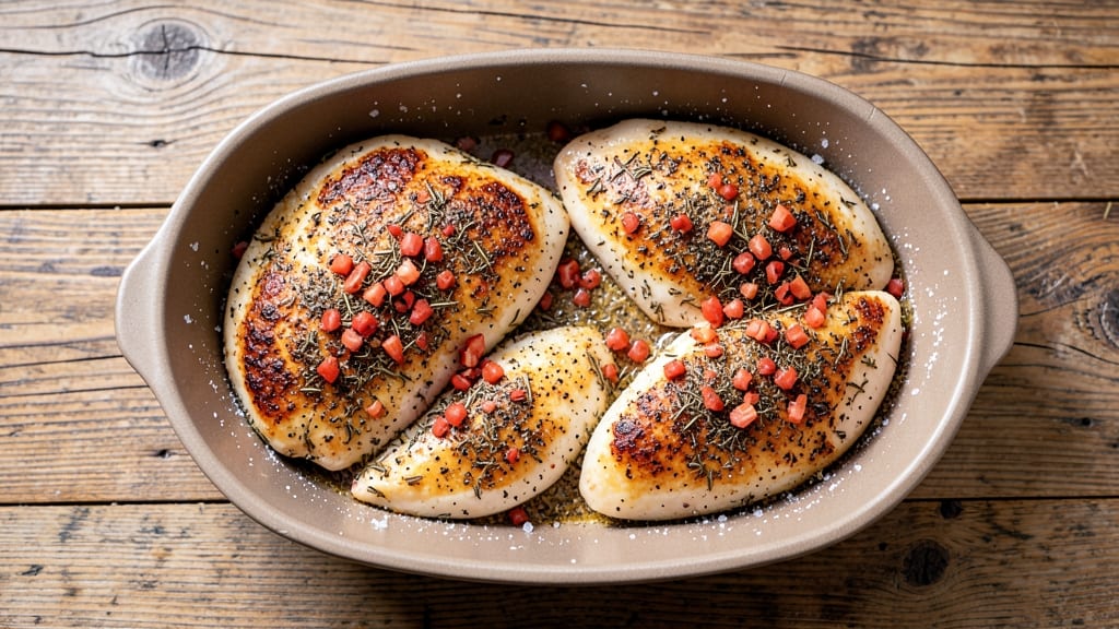 Betty Crocker's Oven Baked Chicken Recipe: Juicy Center With Crispy Herb Crust