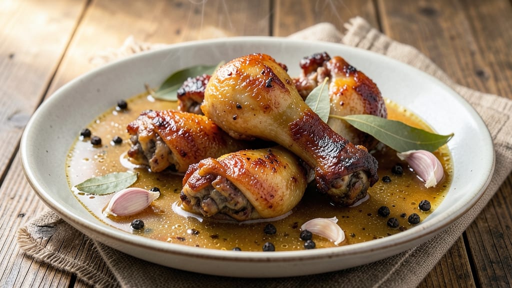 Boiled Chicken Drumsticks Recipe: Juicy Skin-On Tenderness in One Pot