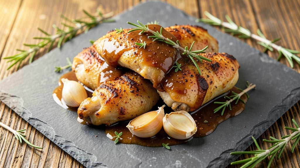 Baked Chicken Thigh Sauce Recipe: Smoky Garlic-Herb Pan Sauce in 15 Minutes