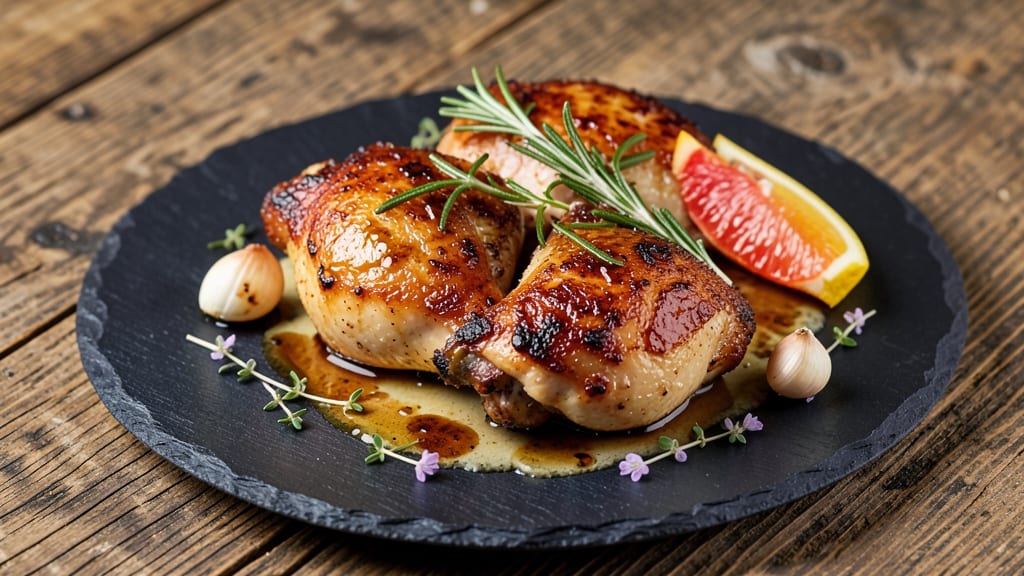 California Chicken Recipe: Crispy-Skinned Citrus Herb Bake