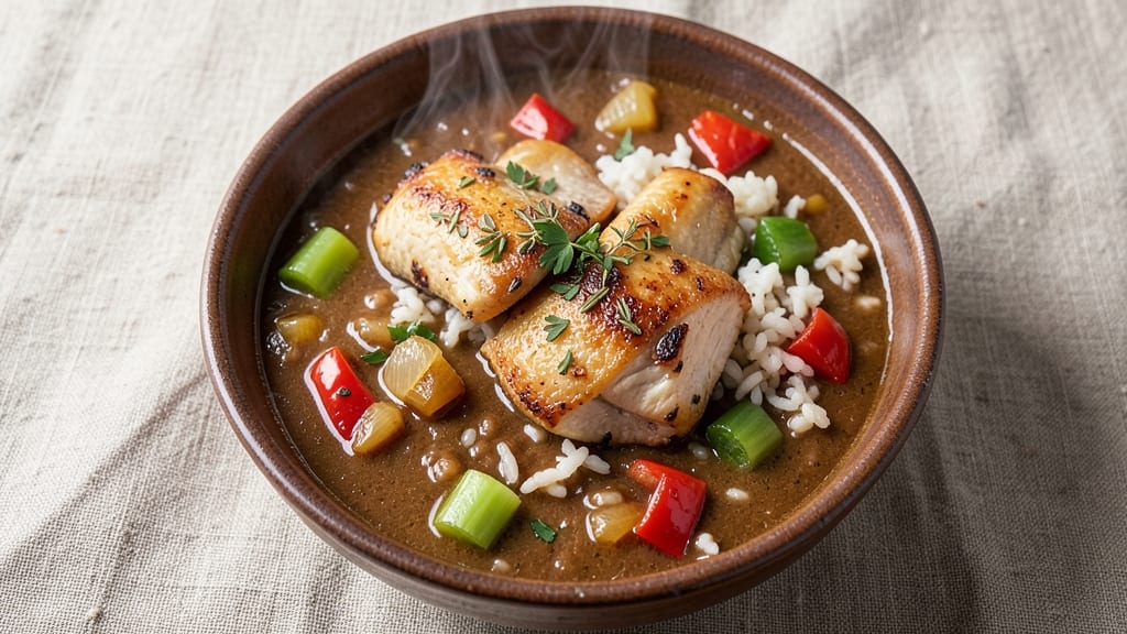 Campbell's Chicken Gumbo Soup Copycat Recipe: Roux-Kissed Depth With Crispy Onion Crown