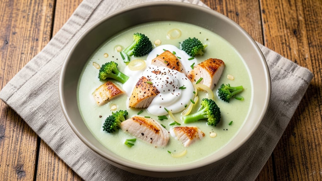 Campbell's Cream of Broccoli Soup and Chicken Recipe: Velvety Cream Base With Tender Shredded Chicken