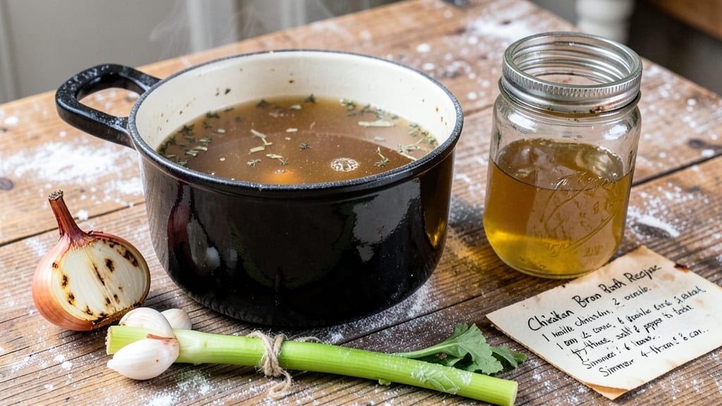 Chicken Broth Canning Recipe: Sterilized Jars for Long-Term Flavor Lock