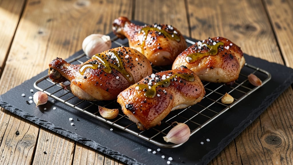 Chicken Legs Recipe: Crispy-Skinned, Juicy-Core Roast in 40 Minutes