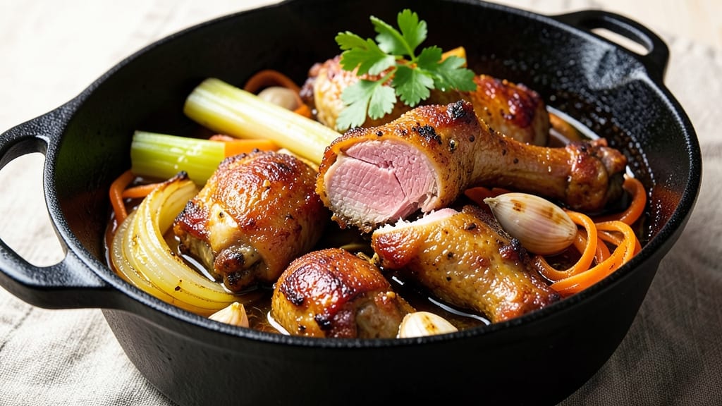 Chicken Necks Recipe: Crispy-Skinned Simmered Richness in One Pot