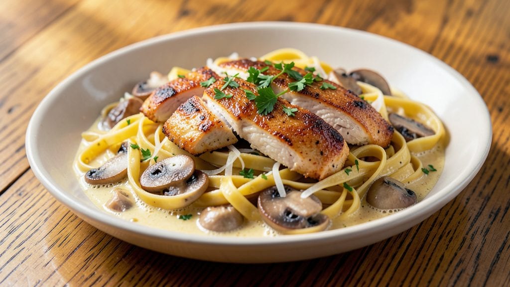 Betty Crocker Chicken Tetrazzini Recipe: Mushroom-Cream Sauce Hugging Tender Chicken