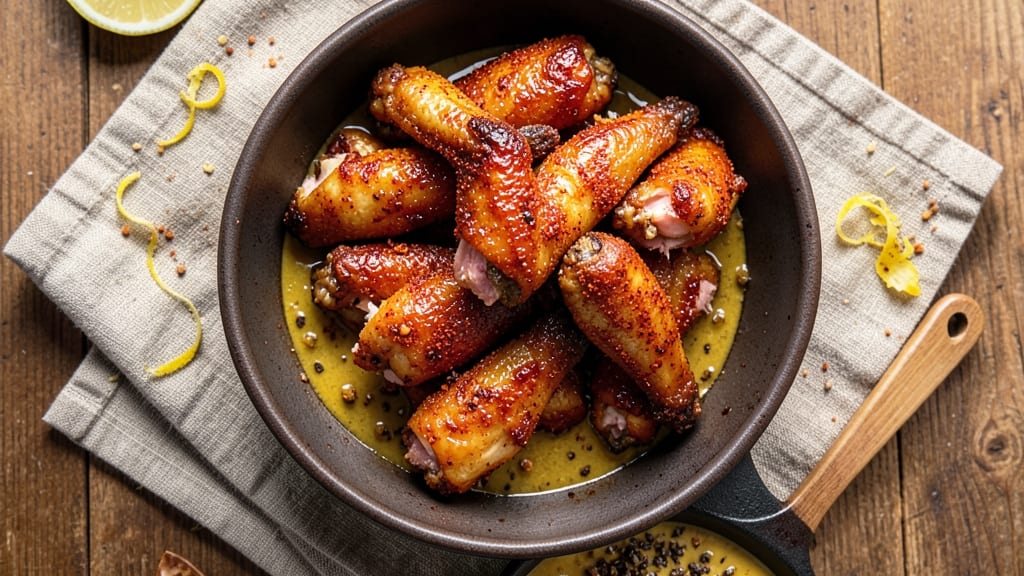 Baked and Fried Chicken Wings Recipe: Double-Crusted Crunch With Foil-Sealed Juice Lock