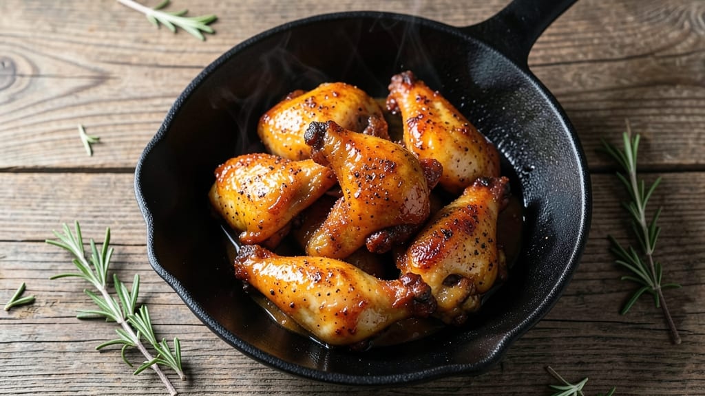 Easy Chicken Wings Recipe Without Oven: Stovetop Crispy in 25 Minutes