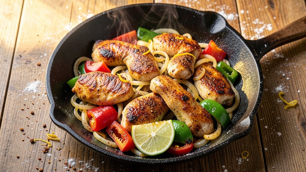Air Fry Chicken Fajita Recipe: Smoky Char and Crispy Tortilla Bites