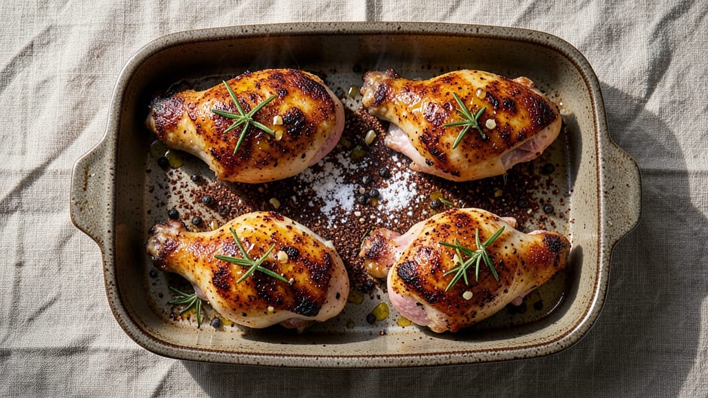 Baked Chicken Drummet Recipe: Triple-Layered Crisp with Foil-Steamed Juiciness
