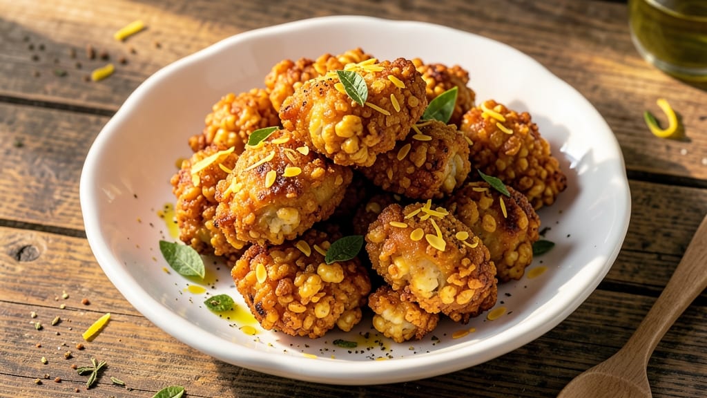 Air Fried Popcorn Chicken Recipe: Crunchy Za'atar Crust With Juicy Centers