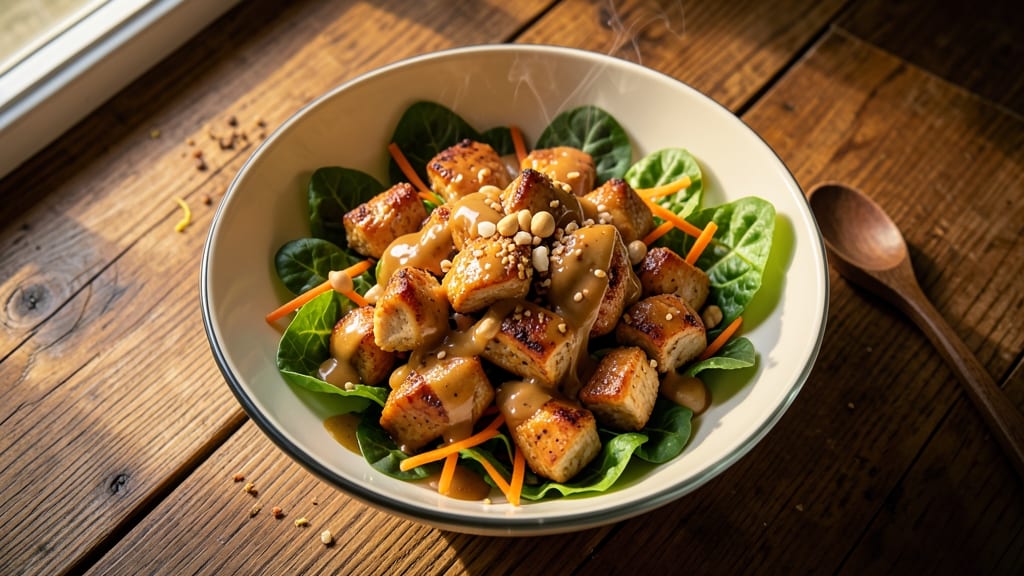 Barefoot Contessa's Chinese Chicken Salad Recipe: Crunchy Peanut Dressing With Juicy Chicken Bites