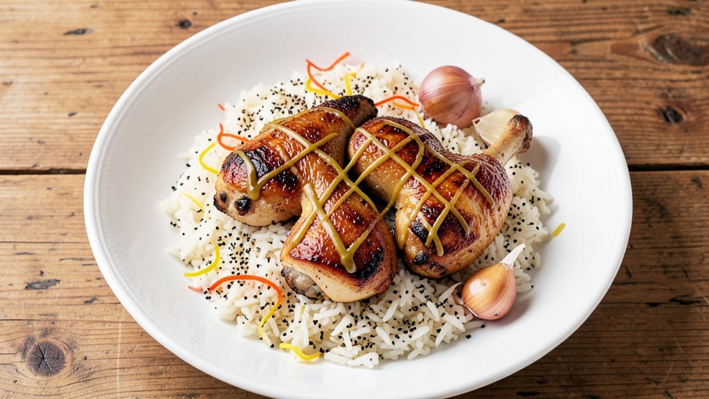 Baked Portuguese Chicken and Rice Recipe: Za'atar-Crusted Juiciness with Foil-Sealed Flavor