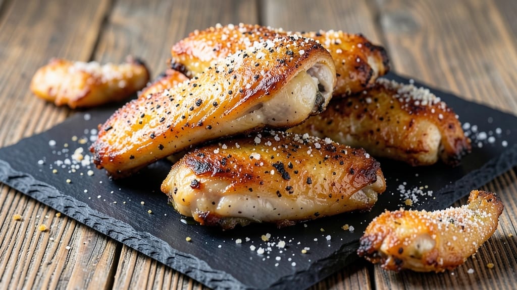 Baked Salt and Pepper Chicken Wings Recipe: Foolproof Crispy Skin, Juicy Meat Magic