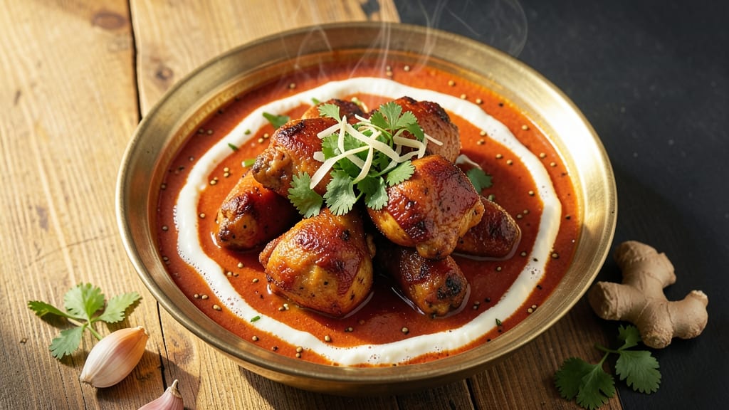 Authentic Punjabi Chicken Curry Recipe: Smoky Garlic-Tamarind Base That Deepens With Heat