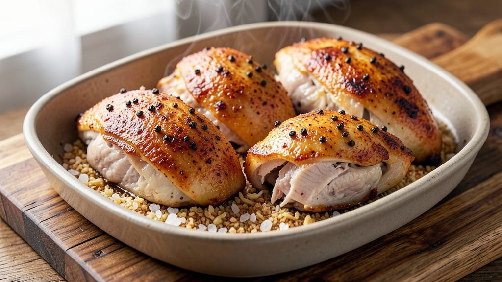 Oven Baked Chicken Quarters Recipe: Juicy Centers With Crispy Golden Skin
