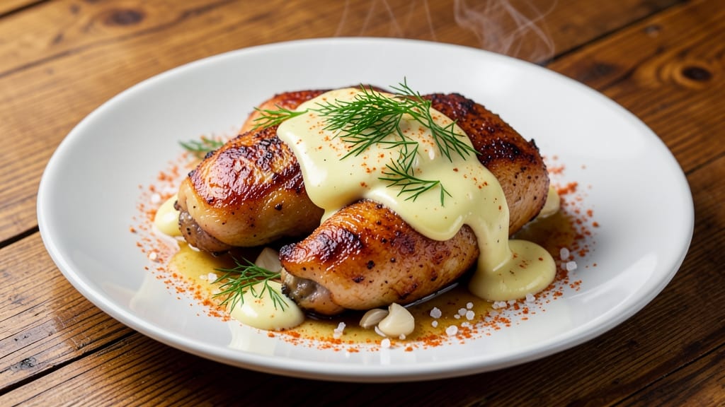 Ukrainian Chicken Recipe: Herb-Infused Sour Cream Baking Magic